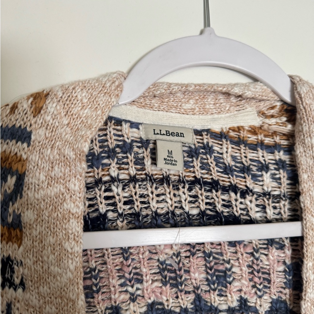 Llbean Patterned Sweater Fair Isle - image 2